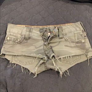 Camo true religion shorts
